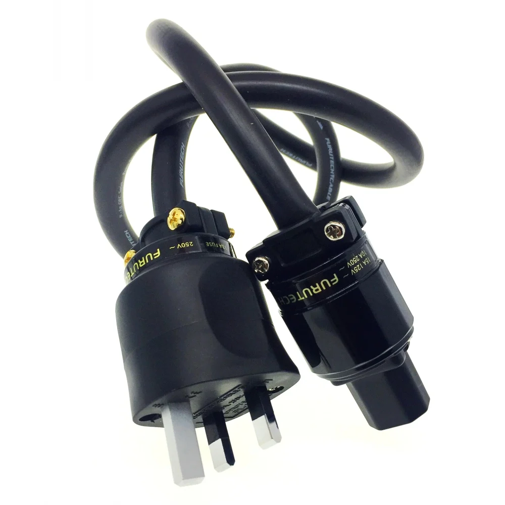 Высокопроизводительный и качественный кабель питания FURUTECH FP 314Ag Power Cable 13A UK FI 1363 (R