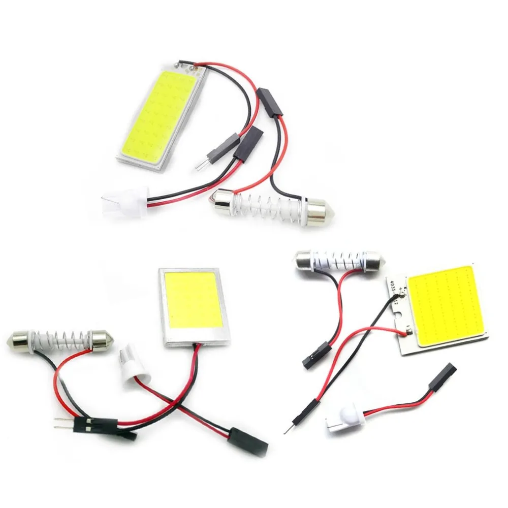 Cob/48/36/24 Smd Лампы для чтения потолочные светильники светодиодные фары автомобиля 12V Универсальный Подсветка салона профессиональный стильный и Портативный