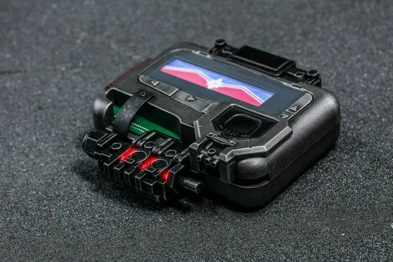Горячие игрушки 1/1 капитан Марвел пейджер в натуральную величину LMS009 Figrue W/светодиодный светильник