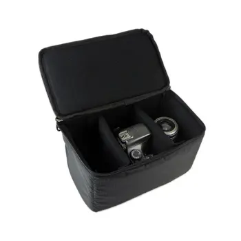 

Universal Waterproof Nylon Handbag Large Capacity Camera Storage Bag Carrying Case for DSLR Camera Lens Photography Accessories