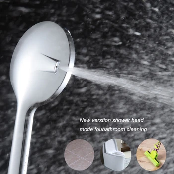 

High Pressure Handheld Rainfall Shower Head With Long Hose 6 Spray Modes Kit D08F