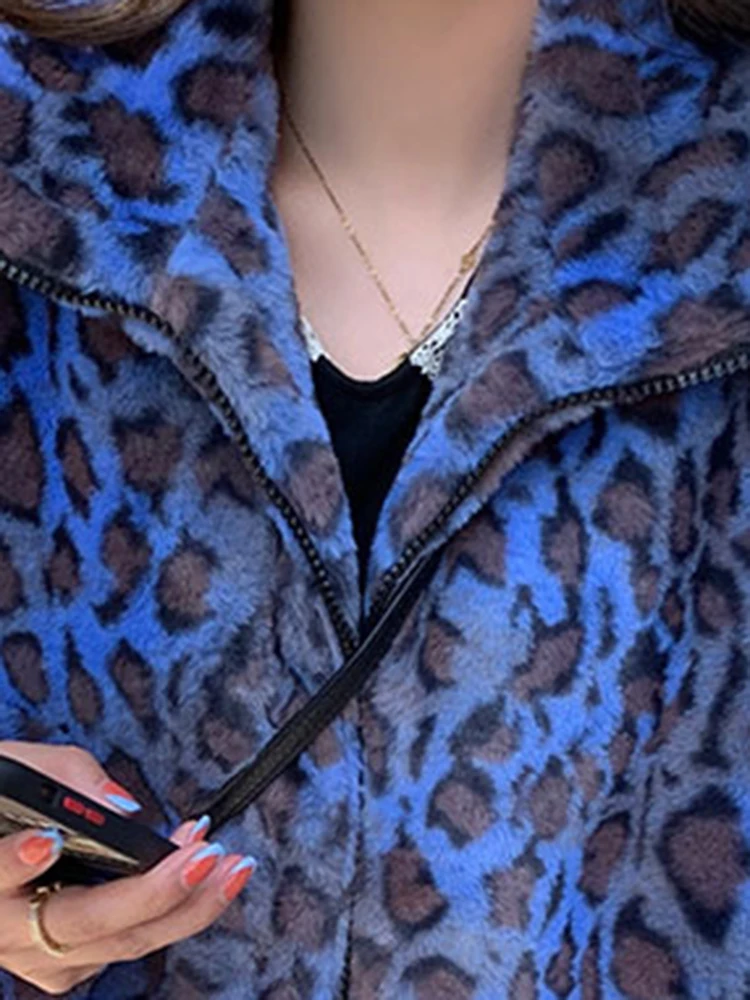 polysooem★韓国★人気★FURRY LEOPARD HALF COAT, LEOPARD FURRY LEOPARD HALF COAT, LEOPARD - polysooem
