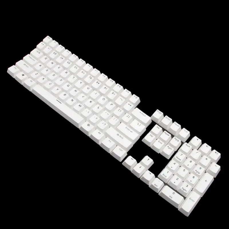 108 Keys PBT Keycap Cherry Profile ANSI Layout Bi-Color Injection Over Molding keycap For Mechanical Keyboard