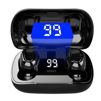 

TWS Bluetooth 5.0 Earphones LED Display Wireless HIFI Sounds Handsfree Earbuds Stereo Gaming Earpiece with Charging Box