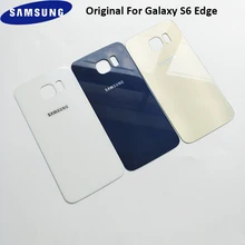 Samsung-funda trasera para batería S6 / S6 edge / S6 edge plus, Original, oficial, 3D, piezas de reparación