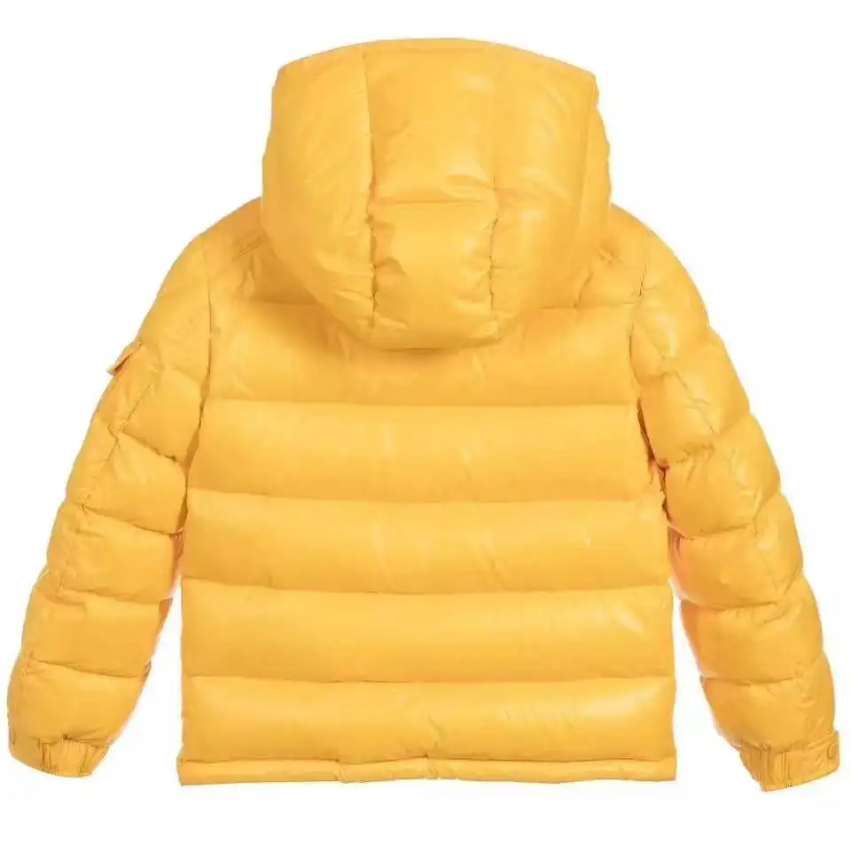 

Classic warm outerwear Hooded Long Down Coat Brand Design Children Down Jackets Large Natural Collar Parkas champagne 3 colors