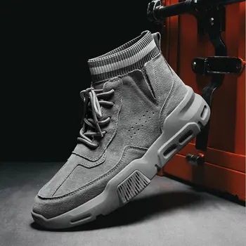 

High Quality Suede Leather short Boots Waterproof Ankle Boots Boots Outdoor Working Boots Men Desert Boots Shoes A54-74