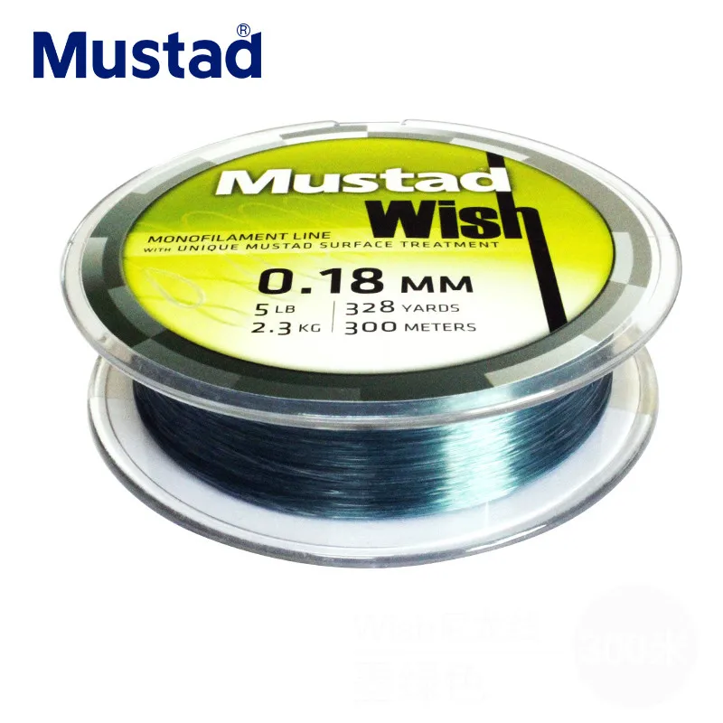 Mustad нейлоновая рыболовная леска 300 м серия желаний морская рыболовная нейлоновая леска японский материал леска 1,2#1,5#2,5#3,0#3,5#5,0#6,0#7,0