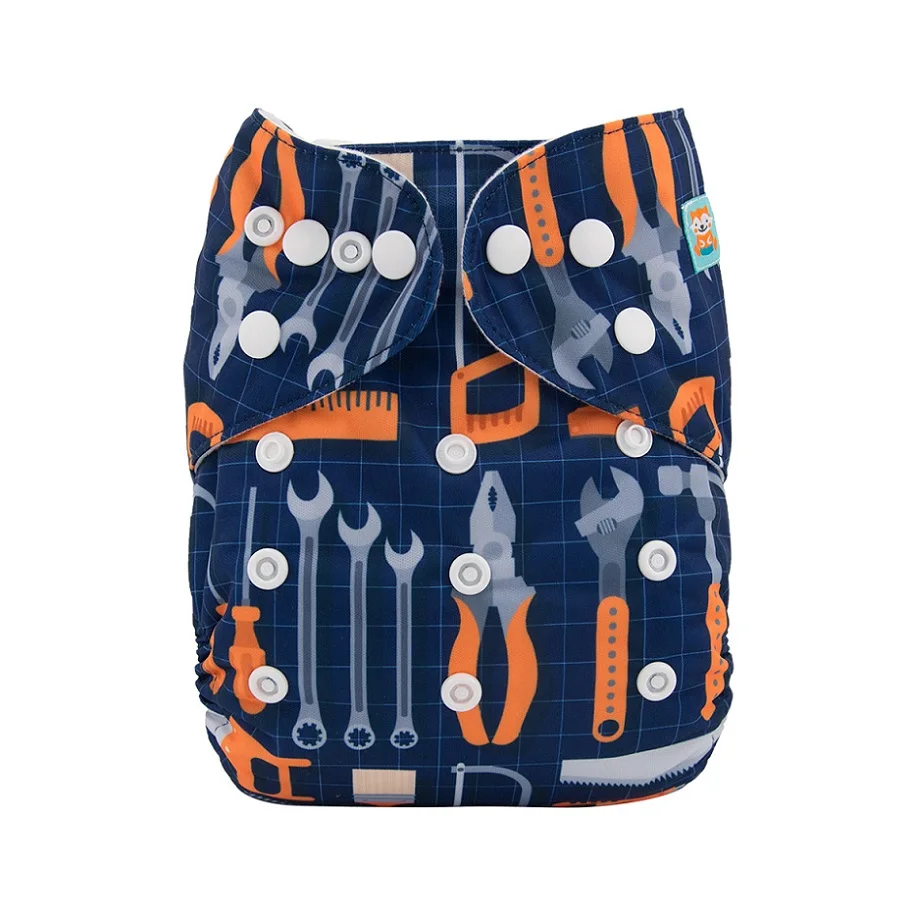 H095 U pick Alvababy моющийся 1 шт тканевый подгузник с 1 шт вставкой из микрофибры многоразовый детский тканевый подгузник для унисекс - Color: H095