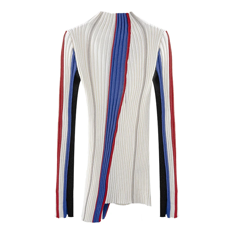 VGH Sexy Hit Color Knitted Sweater For Women