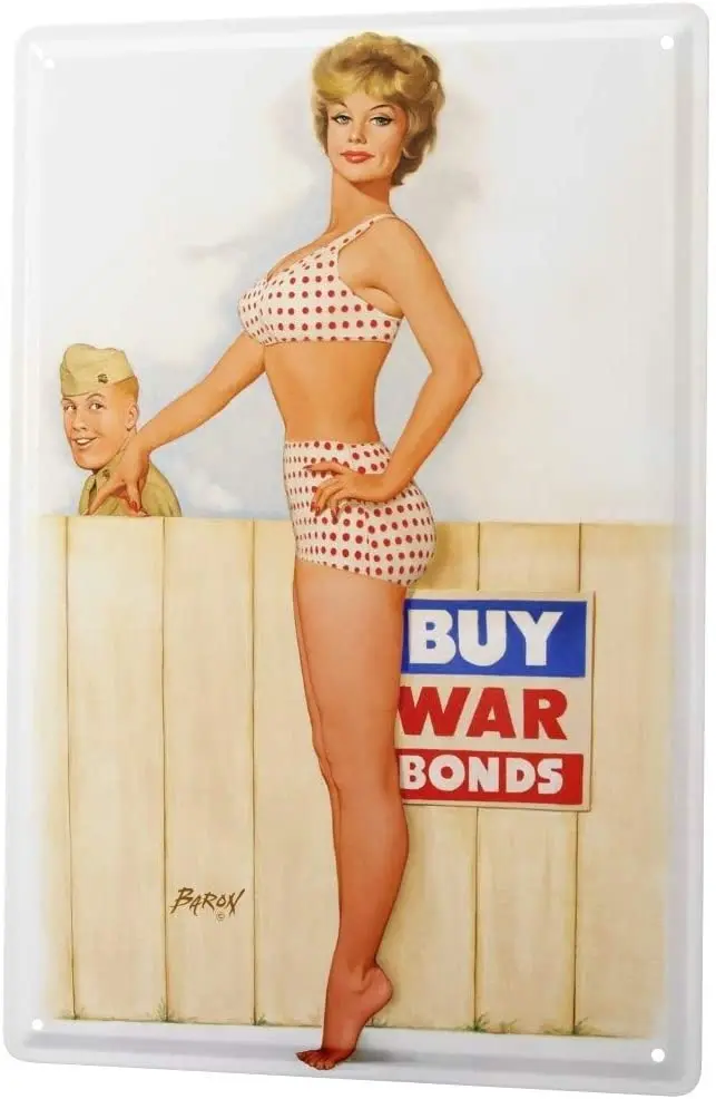 

LEotiE SINCE 2004 Soldier Fence Baron Tin Sign Metal Plate Decorative Sign Home Decor Plaques 20x30