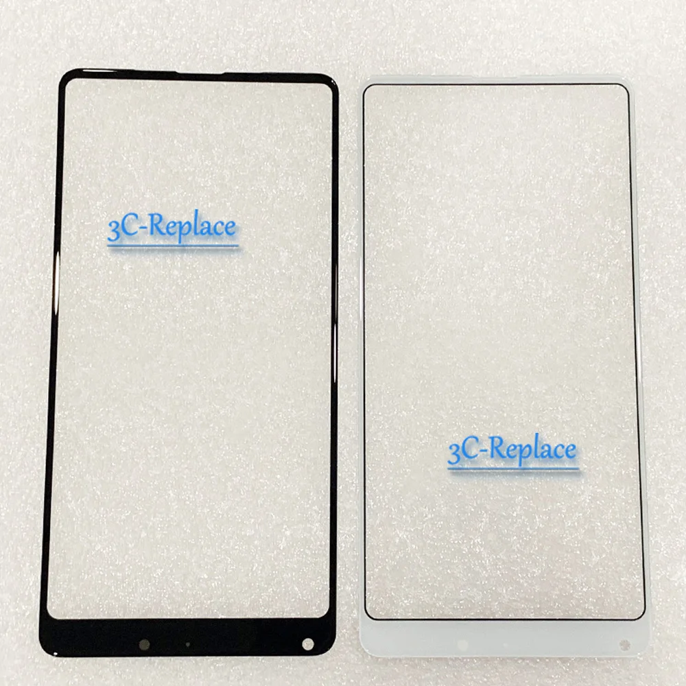 Черный/белый 5,99 дюйма для Xiaomi Mi Mix 2 MDE5 Передний сенсорный экран стекло внешняя Замена объектива(без кабеля