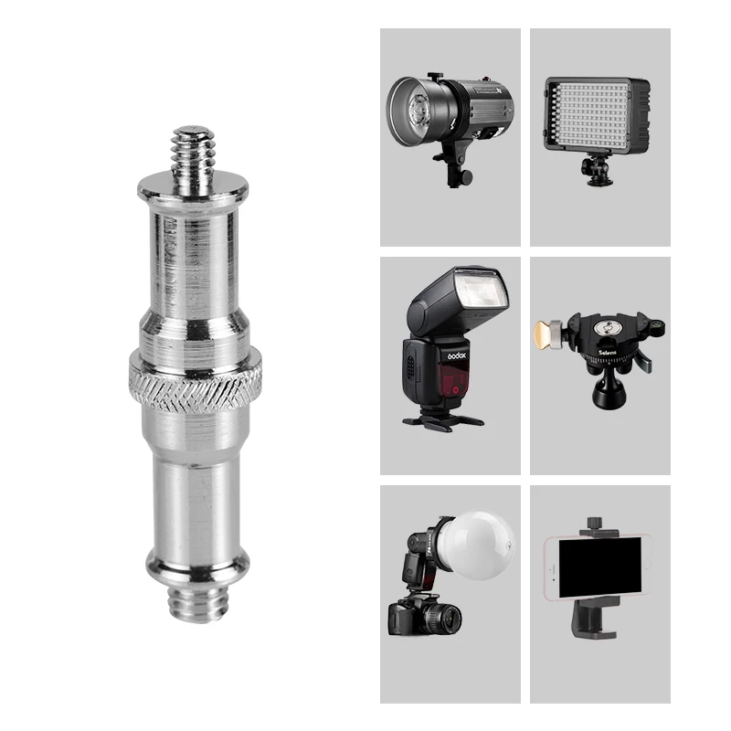 Selens Adjustable Stainless Steel Light Stand 280cm Heavy Duty Tripod Stand For