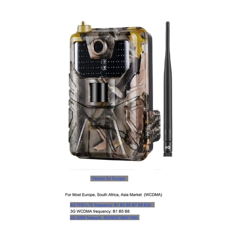 HC-900LTE 4G охотничья камера 16MP Trail камера 940nm фото ловушки 0,3 s MMS/SMS/SMTP/FTP Дикая камера 44LED охотник камера IP65