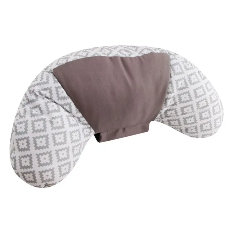 Детская подушка детская Накладка для ремня безопасности автомобиля Подушка Наплечная голова Шея подушка для поддержки Новинка - Цвет: GY
