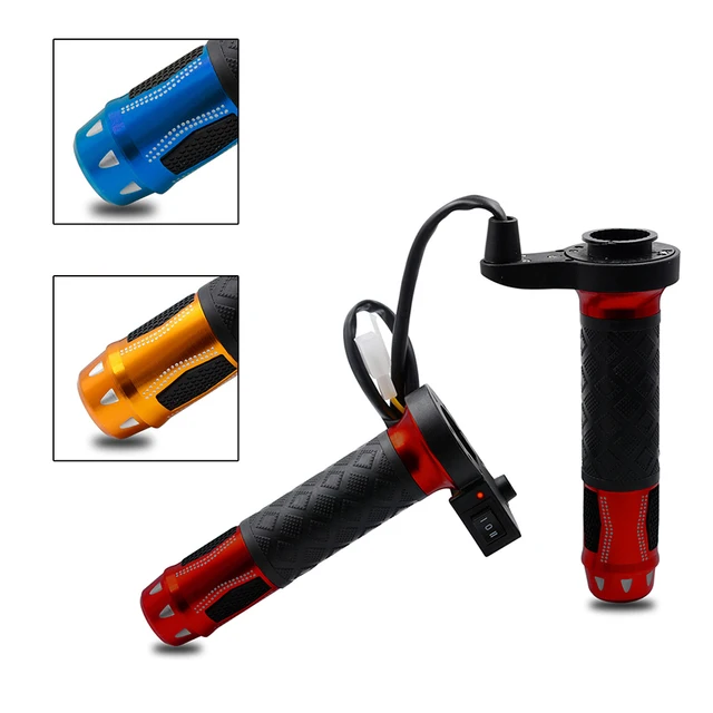 US $20.49 78inch Motorcycle Hot Grip Motorbike ATV Scooter Electric Heated Grips 22mm Motorbike Handlebar Ha
