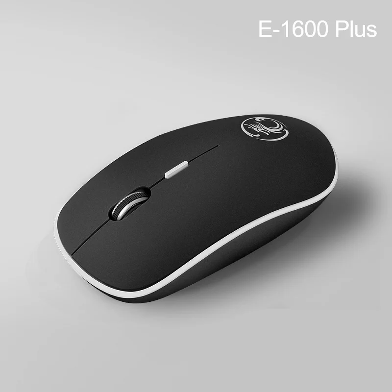 Black Эргономичная мышь, беспроводная мышь, компьютерная мышь, ПК, USB, оптическая, 2,4 ГГц, 1600 dpi, бесшумная, Mause, мини, бесшумная мышь для ПК, ноутбука, Mac - Цвет: Black