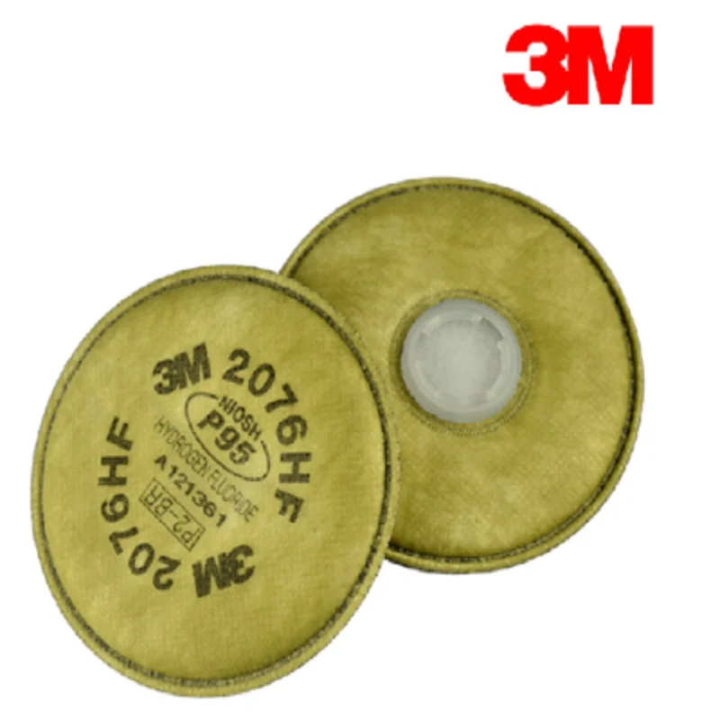 

3M2076CN Hydrogen Fluoride HF Acid Gas Odor P95 Particulate Filter Cotton for 6200 7502 Mask Accessories