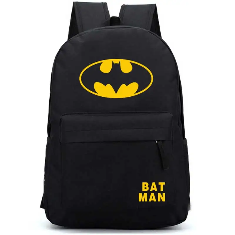 

Fashion Anime Batman Captain America Casual Backpack Student Book School Laptop Bag Tote Travel Hiking Rucksack Sports Sachel