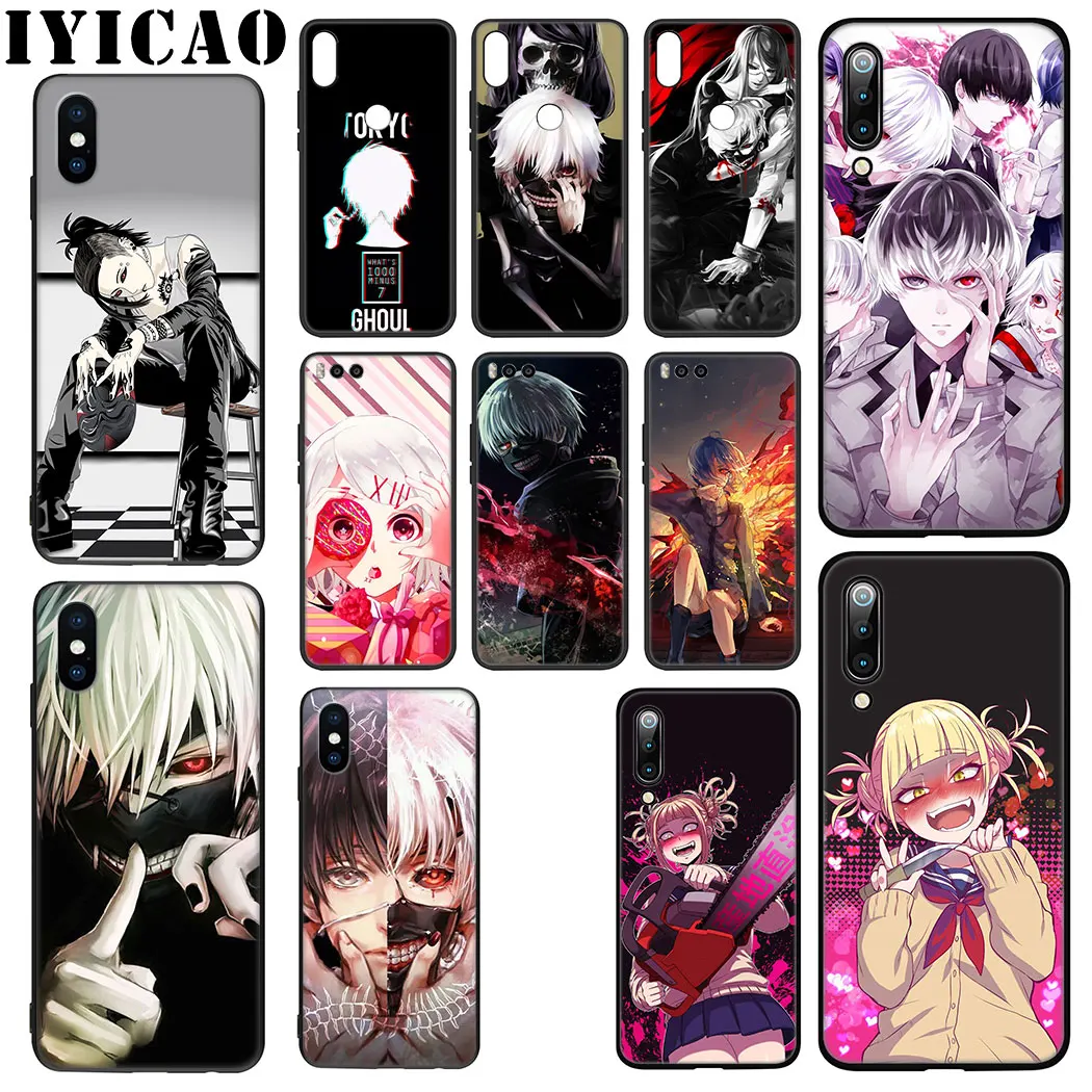 Роскошный мягкий чехол IYICAO Anime Tokyo Ghoul для Xiaomi Mi 10 9 8 A3 A2 9T Pro Lite A1 CC9 CC9E 5X 6X |