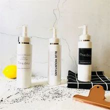 Минималистичный Ins диспенсер для шампуня и мыла, бутылка, шикарный скандинавский пластик, белый, для путешествий, портативная бутылка для хранения жидкого пресса, 200 мл