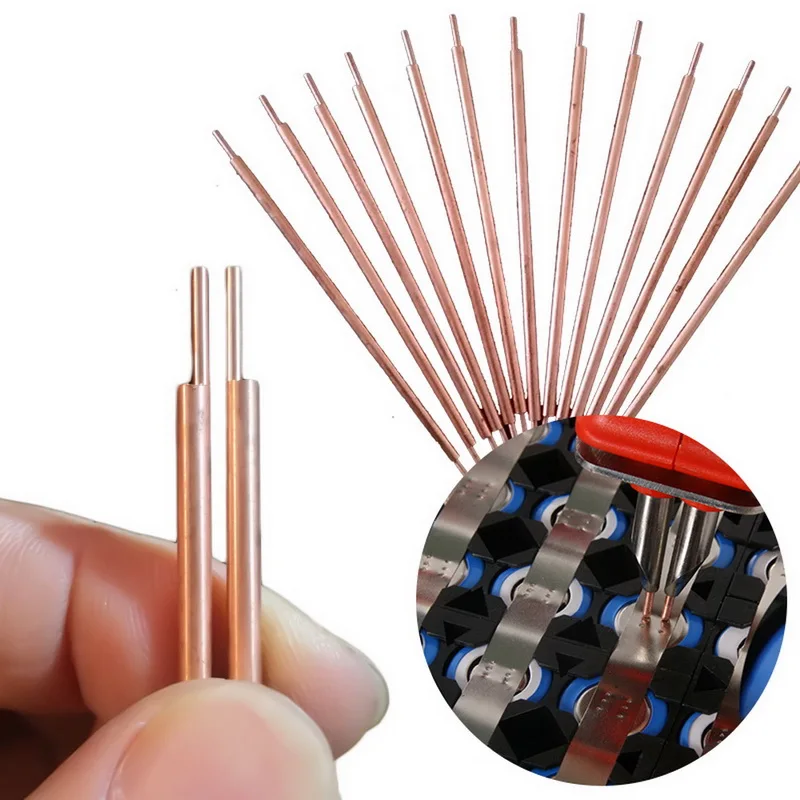 80mm Single/Dual Head Welding Feet Needle Alumina Copper Material Spot Pin welding accessories Welder | Инструменты