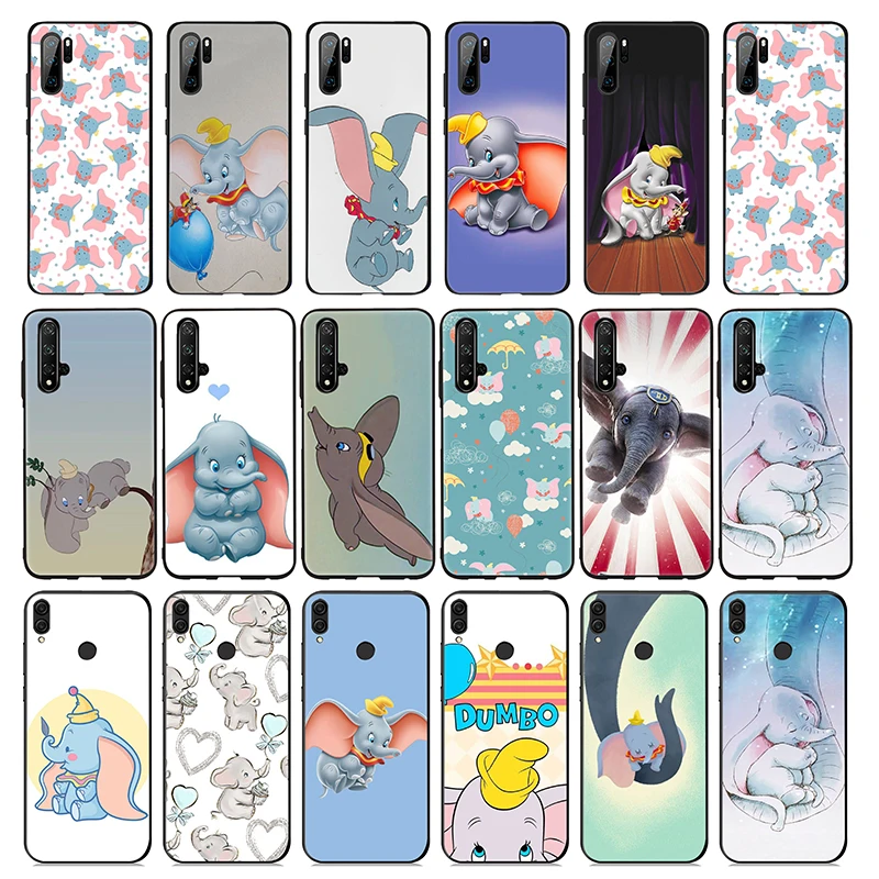 Dumbo Movie Cute Soft Silicone Case for Huawei Honor 10 9X 9 8 8X Lite 7X 7C 7A 6A Note |