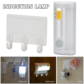 

Body Infrared Induction LED Night Light Lamp Intelligent Cabinet Bathroom Aisle CLH@8