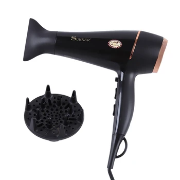 

Surker Sk-66 2000W Powerful Professional Salon Hair Dryer Negative Ion Blow Dryer Electric Hairdryer Hot/Cold Wind Hair Dryer Eu