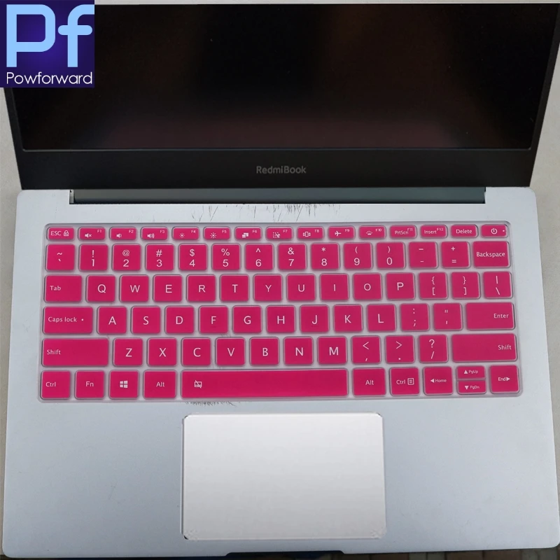 rose Силиконовый защитный чехол для клавиатуры Xiao Mi notebook Air 12 12,5 дюйма - Цвет: rose