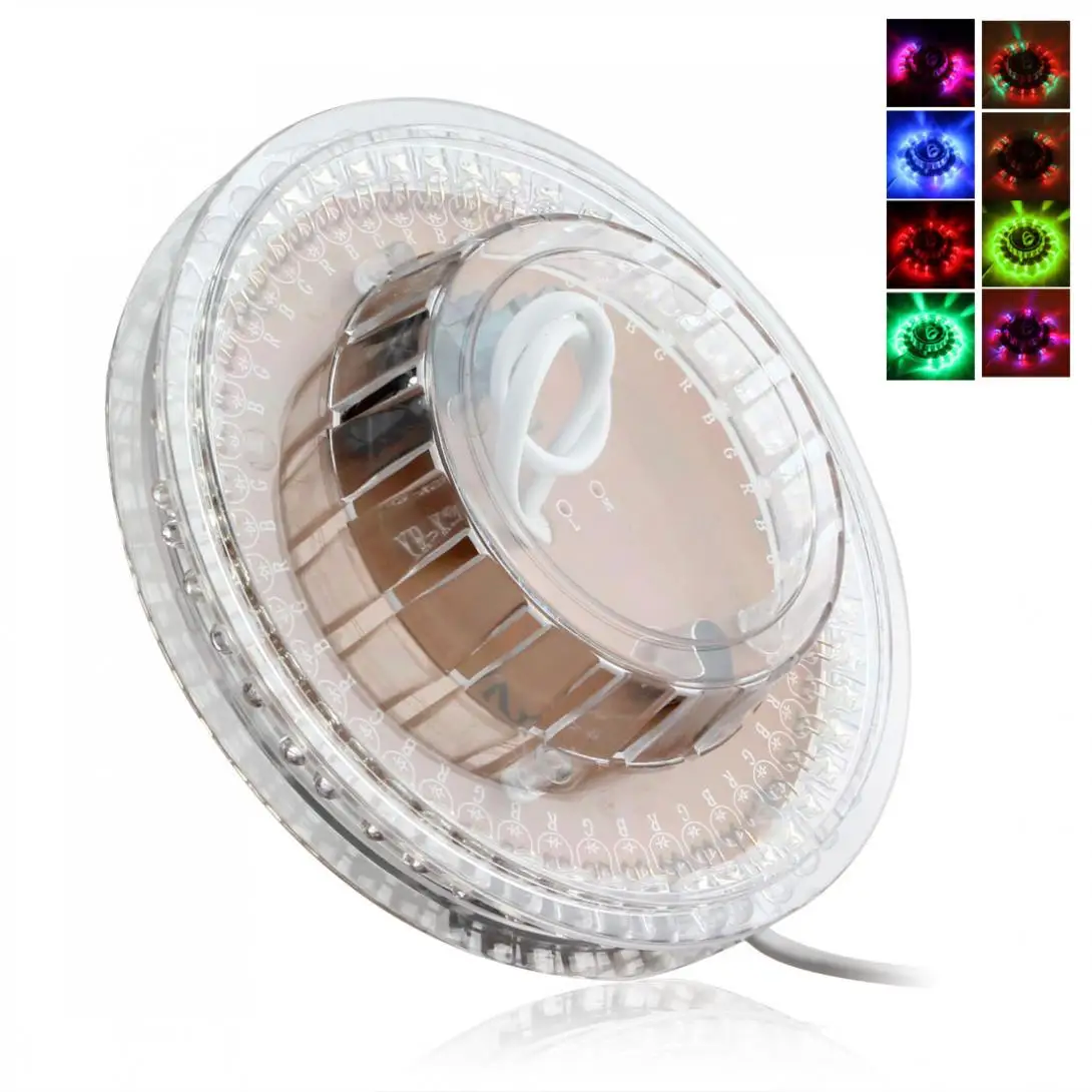 

Stage Lighting Effect RGB Lighting with 48 LEDs 8 W Transparent for Stage Lighing Bar Performance Party DJ Concert KTV Disco