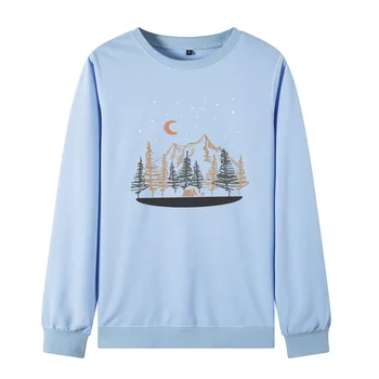 

New Women's Loose Round Neck Long Sleeve Sweatshirt