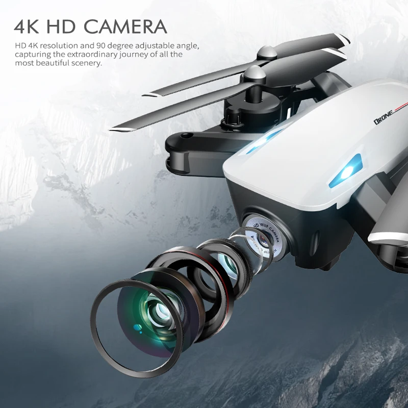 Z47 RC Drone With 4K 1080P HD Camera Optical Flow Positioning WIFI FPV Foldable Quadcopter Helicopter Follow Me vs SG106 Dron