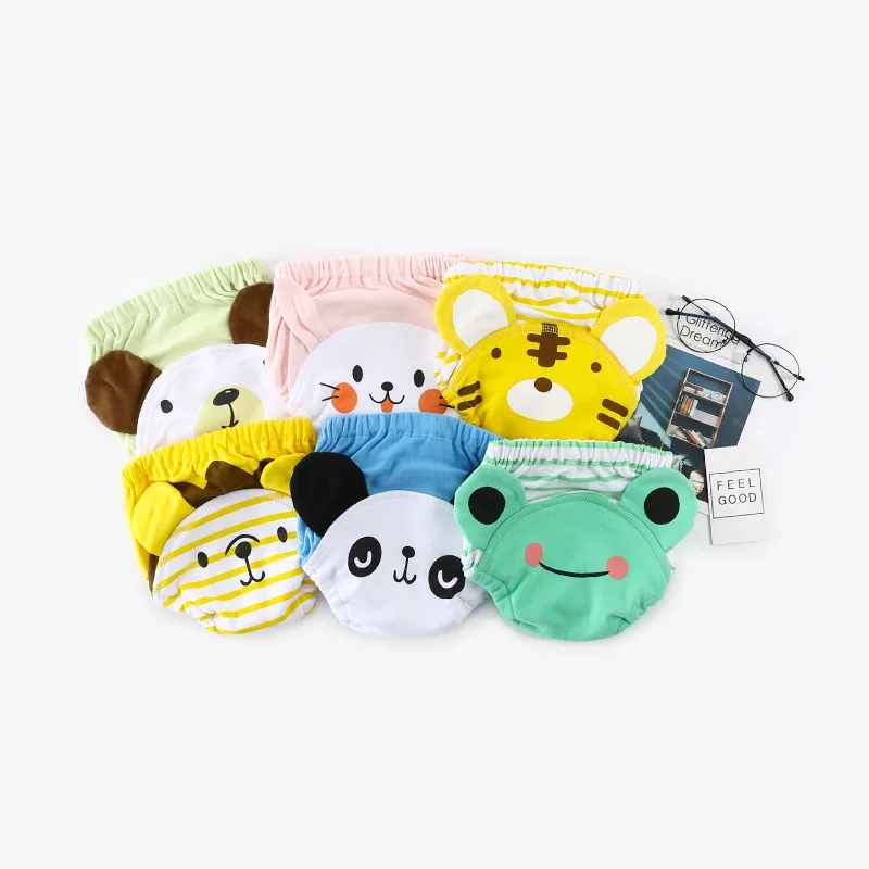 

Summer Hot Selling Washable CHILDREN'S Cartoon Pp Training Pants Multi-color Multilayer Breathable Baby Diaper a Generation of F