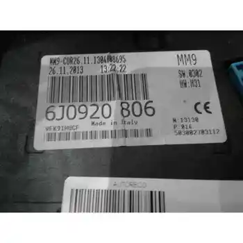 

6J0920806 BOX INSTRUMENTS SEAT IBIZA (6J5)