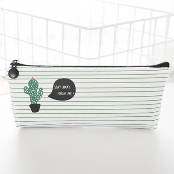 

Fresh And Lovely Cactus Pencil Case Large-capacity Student Zipper Pencil Case School Office Supply Gift Stationery