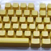 PBT 104-87-84 Keys Keycaps Double Shot Backlit keycap for Cherry MX Mechanical Keyboard Yellow ► Photo 2/6