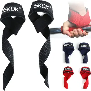 

1Pc Padded Weight Lifting Training Gloves Wrap Gym Straps Hand Bar Wrist Support