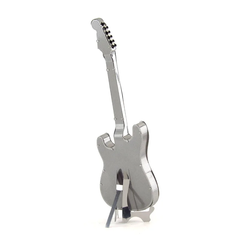 

Creative Flooring Panels All-Metal Stainless Steel DIY Assembled Model 3D Nanometer 3D Puzzle Model Main Guitar