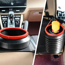 Авто мусорное ведро Автомобильная складная корзина барабанная корзина мусорное ведро 4л многофункциональное выдвижное ведро автомобильные аксессуары