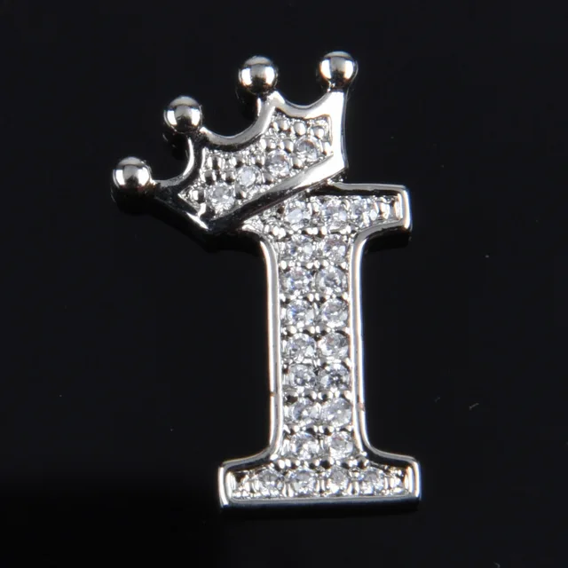 Hot Sale Metal Croc Shoe Charms Crown Letter Bling Rhinestone Shoes Decorations High Quality Butterfly Wristband Accessories g1009