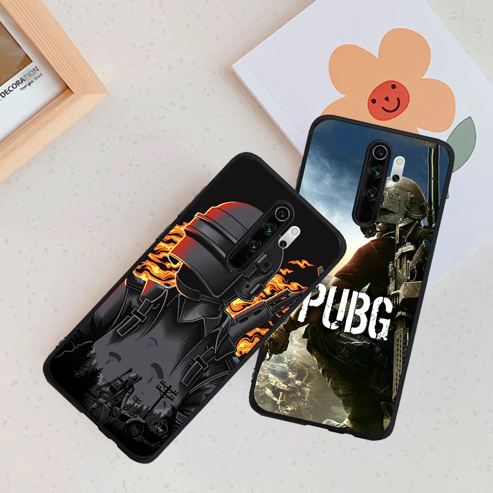 Модный чехол для игры PUBG мягкий силиконовый телефона Xiaomi Redmi Note 5 6 pro 7 8 9 Pro Mi 9T K20