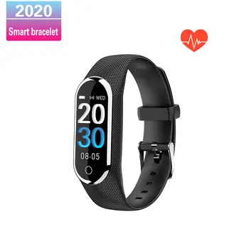 

New Temperature Smart Bluetooth Bracelet Heart Rate Blood Pressure Blood Oxygen Health Monitoring Sports Taking Watch