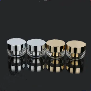 

2020 new 100pcs 15g cream bottle, acrylic transparent double-layer cream box, cosmetic split cream, empty bottle