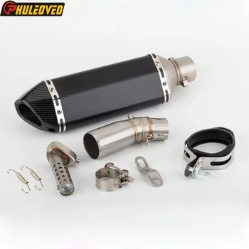 For BMW C400X 2018-2020 C400GT 2019-2020 Motorcycle Exhaust Muffler Silencer Escape Demper with Middle Link Pipe DB Killer