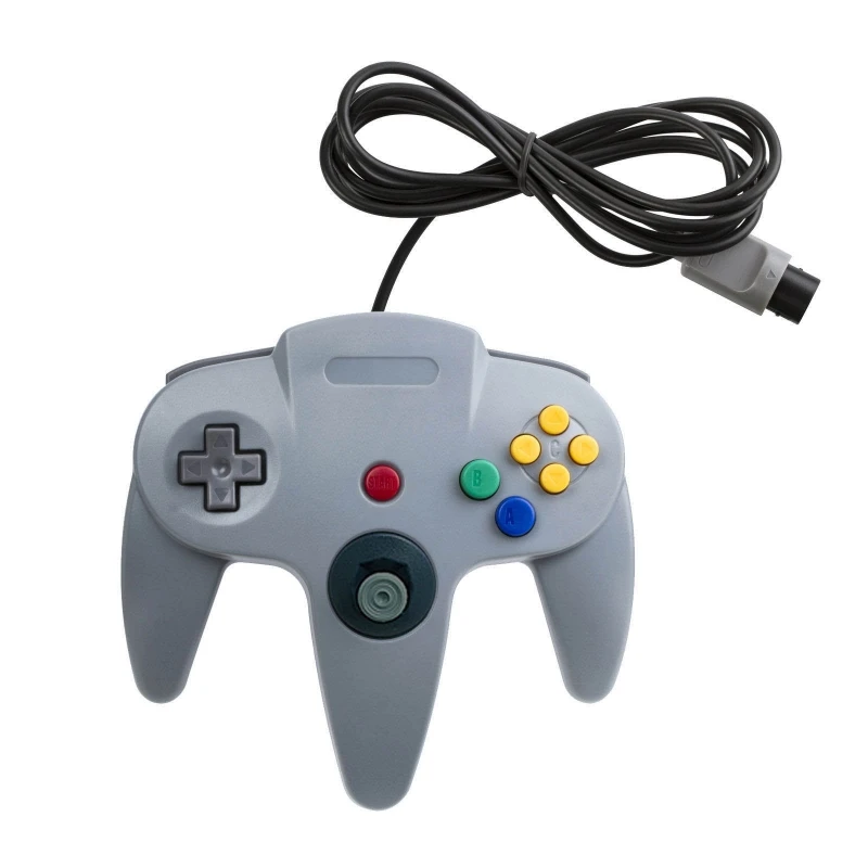 N64 контроллер Классический проводной N64 64-бит геймпад джойстик для Ultra 64 игровая консоль аксессуары для игр - Цвет: As the picture shows