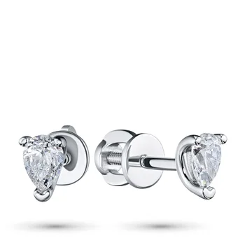 

Pusety of white gold with diamond e0901ps06200862