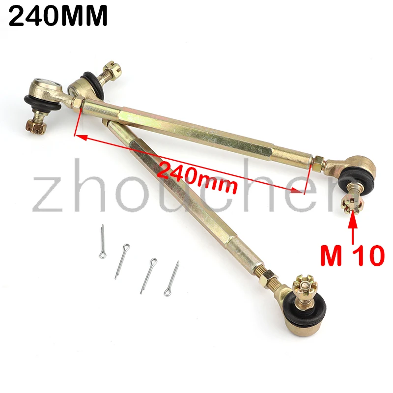 Giunto Sferico Per Tirante ATV Quad - Universale Per 50cc-250cc, Coppia Di Pezzi, Alta Resistenza - Foto 3