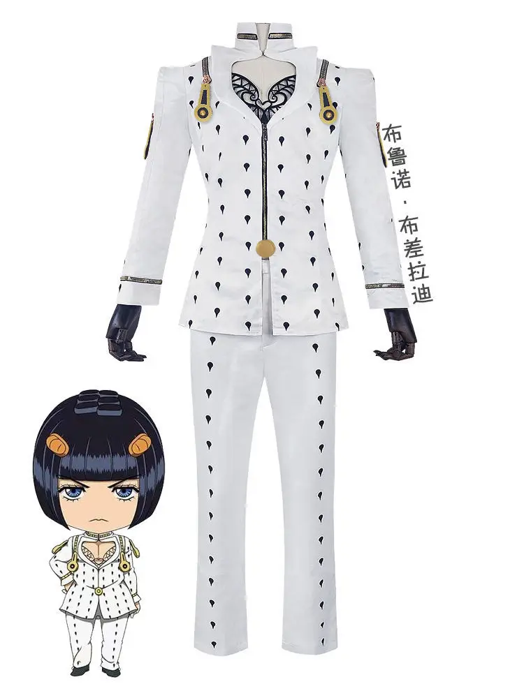 

Bruno Bucciarati Cosplay Anime Jojo Bizarre Adventure Cosplay Golden Wind Jojo Cosplay Costumes Man Halloween Carnival Costume