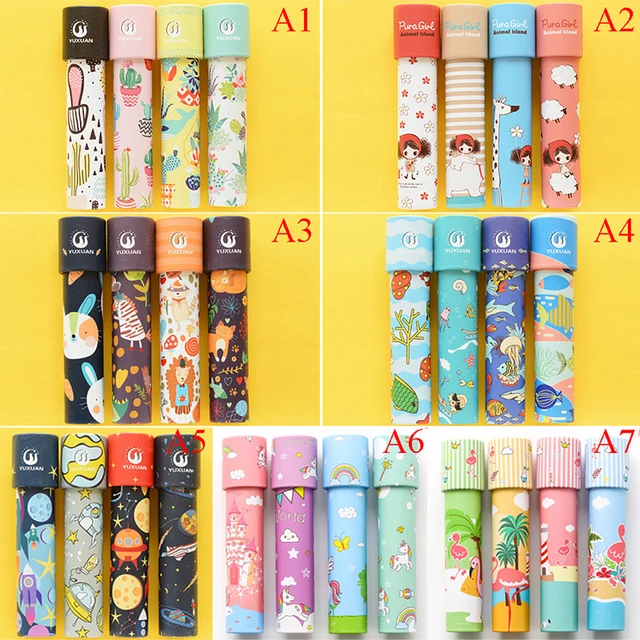3D Cartoon Animals Kaleidoscope Scope Classic Kaleidoscope Educational Toys Colorful Imaginative Best Gift For Kids Children 3